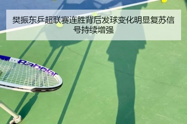 樊振东乒超联赛连胜背后发球变化明显复苏信号持续增强